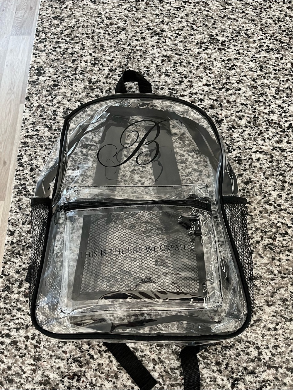 Bellagio Clear Backpack